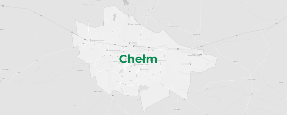 Mapa miasta Chełm